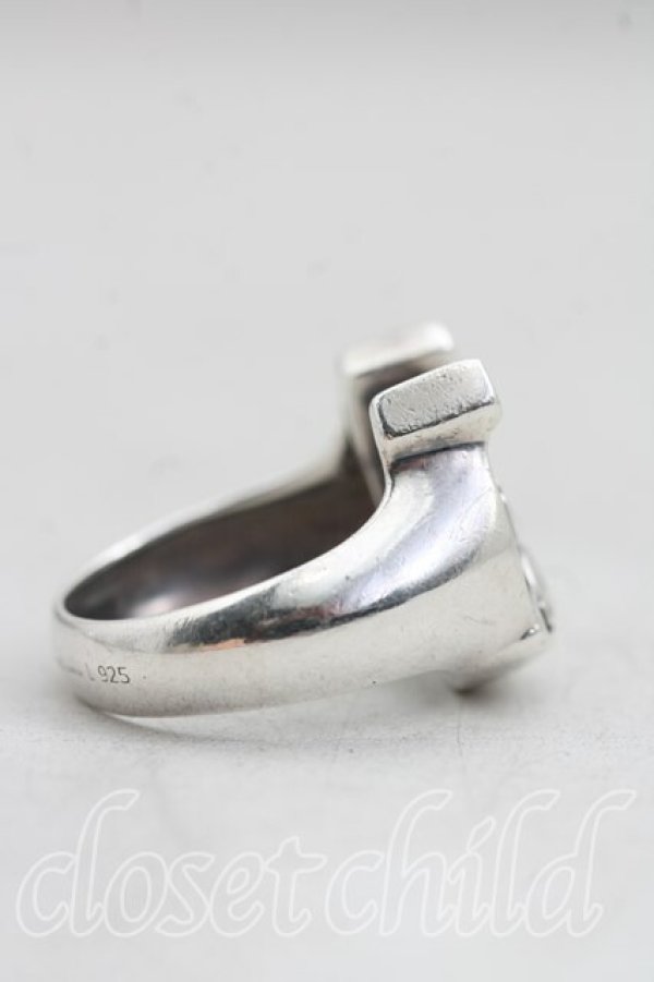 画像3: ヴィヴィアンウエストウッド 中古 / GONZALOリング L（約13号） シルバー  H-26-02-22-077-ac-IG-ZH (3)