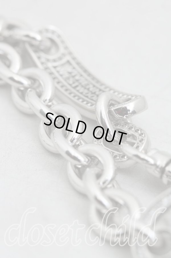 画像4: ヴィヴィアンウエストウッド 中古 / OSLOブレスレット  シルバー  H-26-02-22-078-ac-OD-ZH (4)