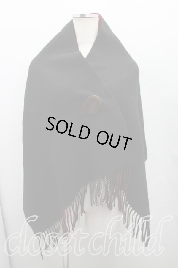 画像2: ヴィヴィアンウエストウッド 中古 / リバーシブルストール  黒  H-26-02-22-080-gd-OD-ZH (2)