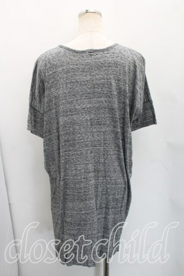 画像2: ANGLOMANIA 中古 / ロゴptカットソーワンピ 38（M相当） 灰  H-26-02-22-008-op-OD-ZH (2)