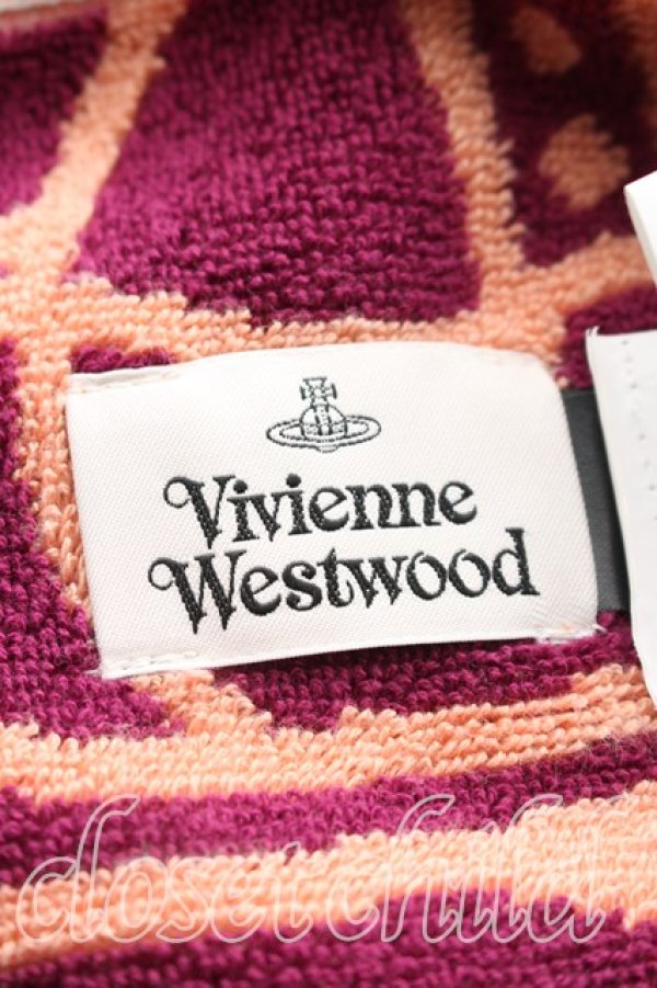 画像2: ヴィヴィアンウエストウッド 中古 / オーブ総柄バスタオル  茶  H-26-02-22-084-gd-OD-ZH (2)