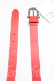 画像2: ヴィヴィアンウエストウッド 中古 / レザーベルト  赤  H-26-02-22-086-gd-OD-ZH (2)