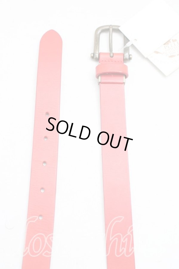 画像2: ヴィヴィアンウエストウッド 中古 / レザーベルト  赤  H-26-02-22-086-gd-OD-ZH (2)