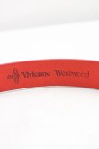 画像3: ヴィヴィアンウエストウッド 中古 / レザーベルト  赤  H-26-02-22-086-gd-OD-ZH (3)
