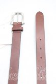 画像2: ヴィヴィアンウエストウッド 中古 / レザーベルト  茶  H-26-02-22-099-gd-OD-ZH (2)