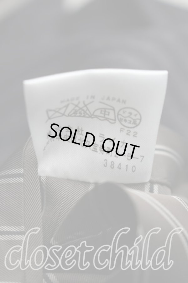 画像5: ヴィヴィアンウエストウッド MAN 中古 / ストライプダブルジャケット 44（メンズS相当） 黒ｘ灰  H-26-02-22-001-jc-OD-ZH (5)