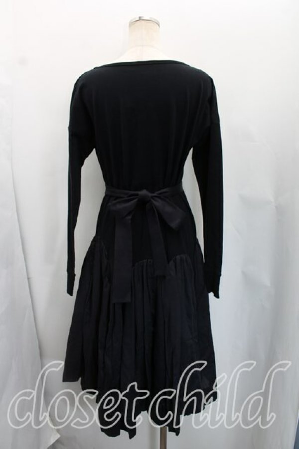 画像2: ヴィヴィアンウエストウッド 中古 / ウエスト切替ワンピース 00（ワンサイズ） 紺ｘ黒  H-26-02-22-010-op-OD-ZH (2)