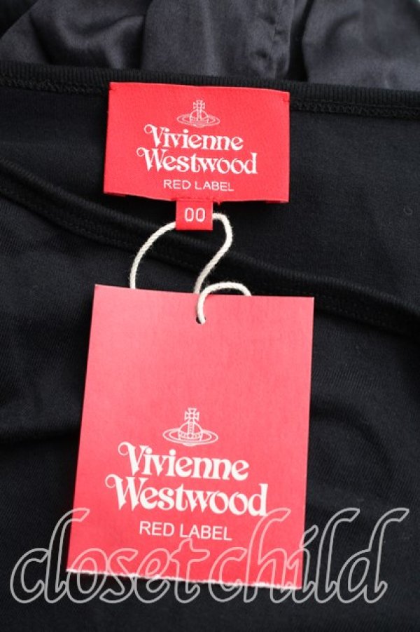 画像3: ヴィヴィアンウエストウッド 中古 / ウエスト切替ワンピース 00（ワンサイズ） 紺ｘ黒  H-26-02-22-010-op-OD-ZH (3)