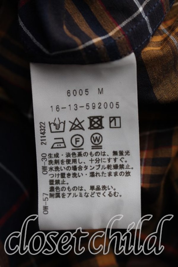 画像4: ANGLOMANIA 中古 / タータンチェックシャツワンピース 38（M相当） 茶  H-26-02-22-011-op-OD-ZH (4)