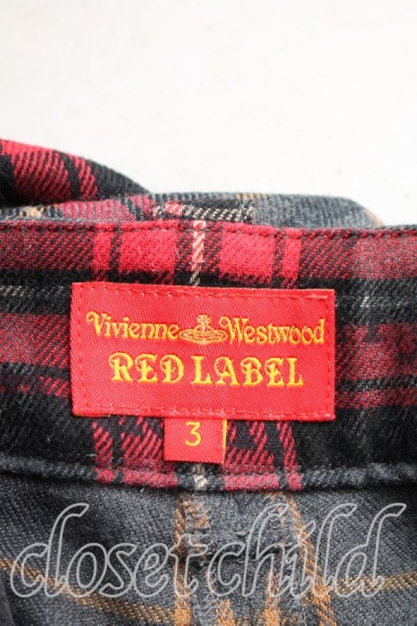画像3: ヴィヴィアンウエストウッド 中古 / シェイクスピアptカンガルーパンツ 3（11号相当） 赤ｘ灰  H-26-02-22-015-pa-OD-ZH (3)