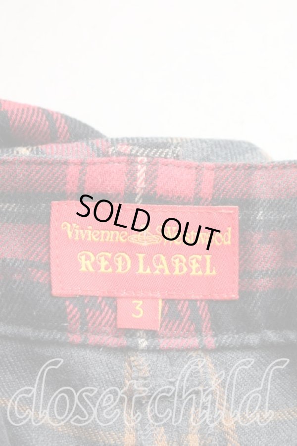 画像3: ヴィヴィアンウエストウッド 中古 / シェイクスピアptカンガルーパンツ 3（11号相当） 赤ｘ灰  H-26-02-22-015-pa-OD-ZH (3)