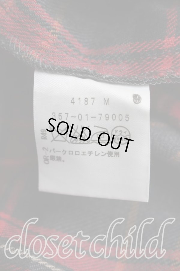 画像4: ヴィヴィアンウエストウッド 中古 / シェイクスピアptカンガルーパンツ 3（11号相当） 赤ｘ灰  H-26-02-22-015-pa-OD-ZH (4)