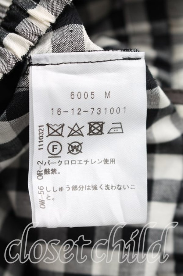 画像4: ヴィヴィアンウエストウッド 中古 / フェルトオーブギンガムチェックパンツ 00（ワンサイズ） 黒  H-26-02-22-017-pa-OD-ZH (4)
