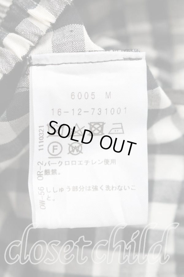 画像4: ヴィヴィアンウエストウッド 中古 / フェルトオーブギンガムチェックパンツ 00（ワンサイズ） 黒  H-26-02-22-017-pa-OD-ZH (4)