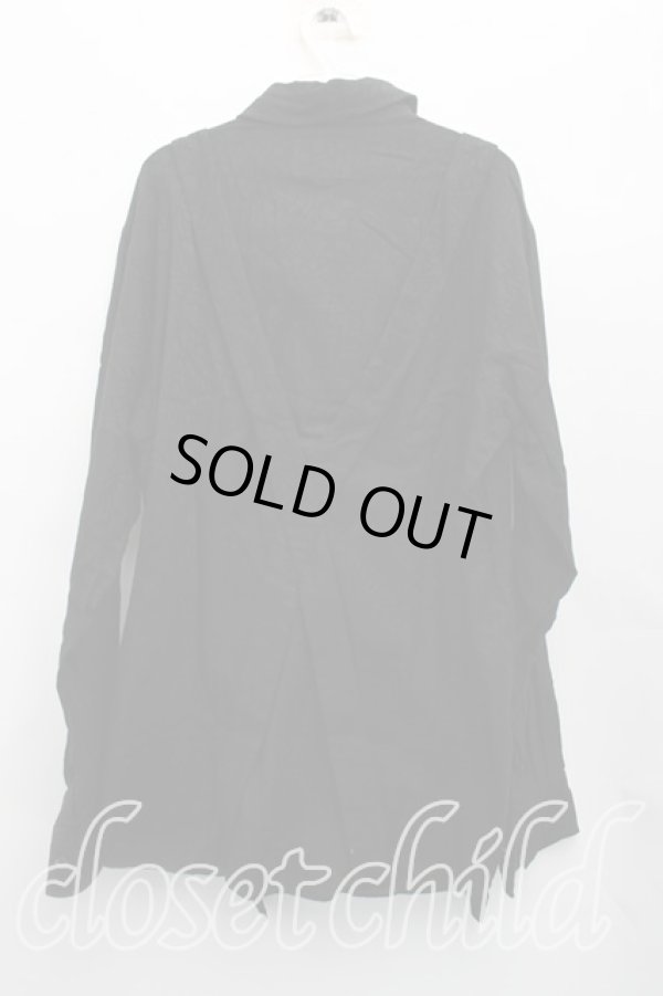 画像2: ヴィヴィアンウエストウッド MAN 中古 / RANDOM LINE ORB サスペンダーシャツ 46（メンズM相当） 黒  H-26-02-22-018-bl-OD-ZH (2)