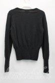 画像2: ヴィヴィアンウエストウッド 中古 / 単色オーブ刺繍カーディガン 2 ブラック  H-26-03-01-021-to-SZ-ZH (2)