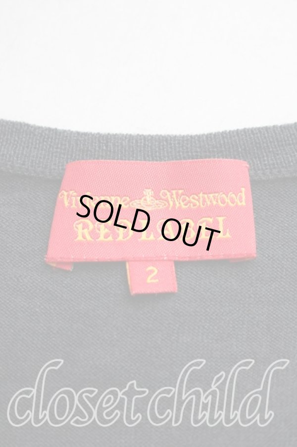 画像3: ヴィヴィアンウエストウッド 中古 / 単色オーブ刺繍カーディガン 2 ブラック  H-26-03-01-021-to-SZ-ZH (3)