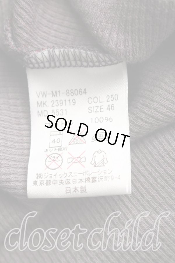 画像4: ヴィヴィアンウエストウッド MAN 中古 / モザイク柄カットソー 46（メンズM相当） 茶ｘエンジ  H-26-03-01-023-to-OD-ZH (4)