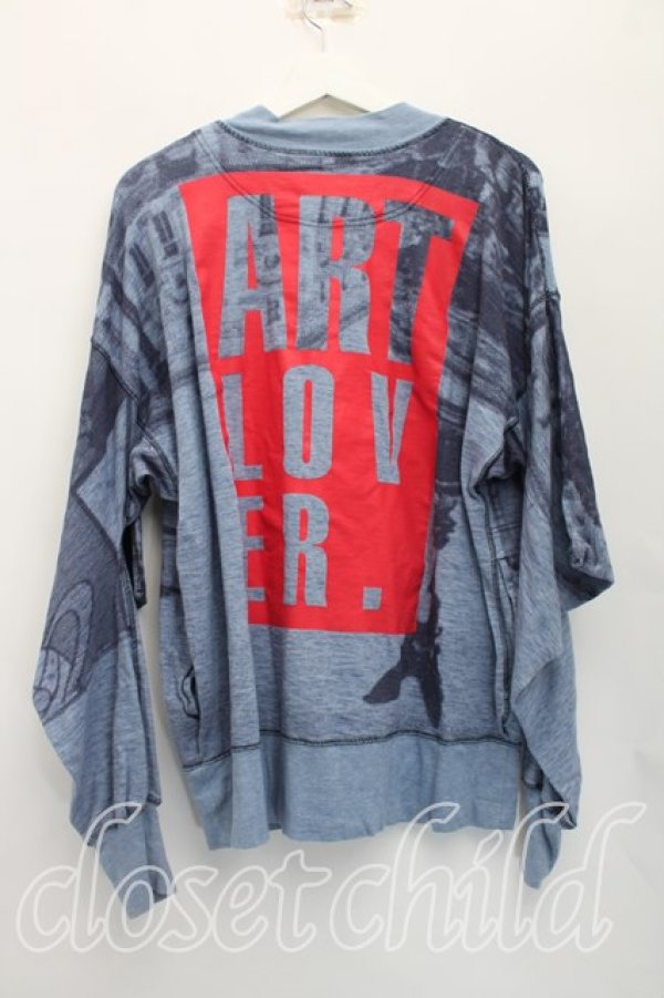 画像2: ANGLOMANIA 中古 / ピカデリーサーカスカーディガン 38（M相当） 青  H-26-03-01-024-to-OD-ZH (2)