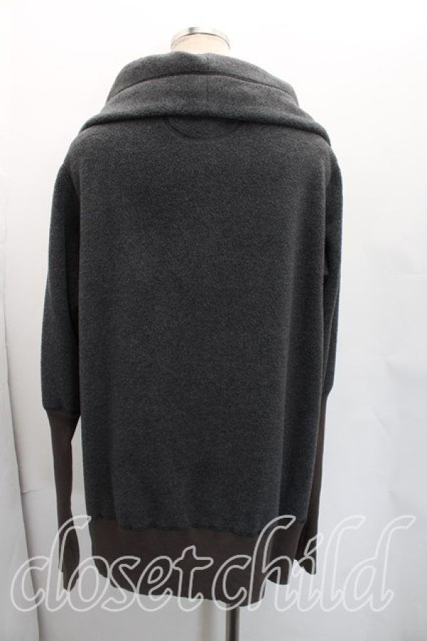 画像2: ヴィヴィアンウエストウッド 中古 / エッセンシャルオーブボアフリース 2（9号相当） 灰  H-26-03-01-025-to-OD-ZH (2)