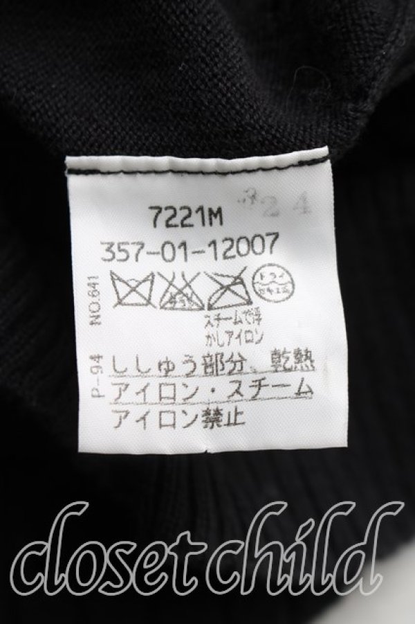 画像4: ヴィヴィアンウエストウッド 中古 / ホールオーブスクエアニット 2（9号相当） 黒  H-26-03-01-028-to-OD-ZH (4)