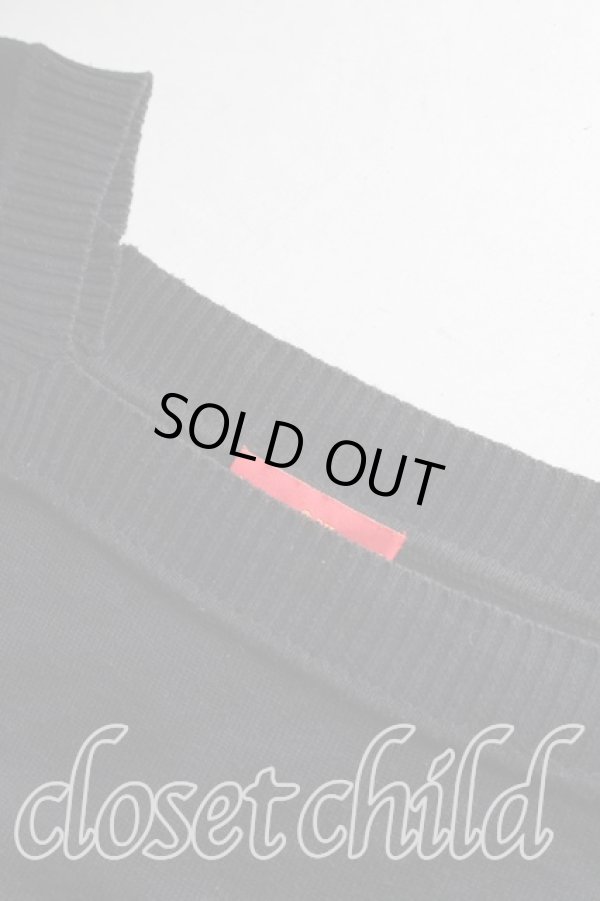 画像6: ヴィヴィアンウエストウッド 中古 / ホールオーブスクエアニット 2（9号相当） 黒  H-26-03-01-028-to-OD-ZH (6)