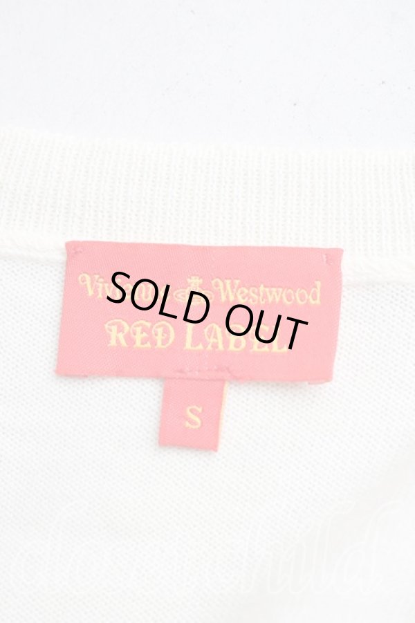 画像3: ヴィヴィアンウエストウッド 中古 / カラーオーブ刺繍ニット S 生成  H-26-03-01-030-to-OD-ZH (3)