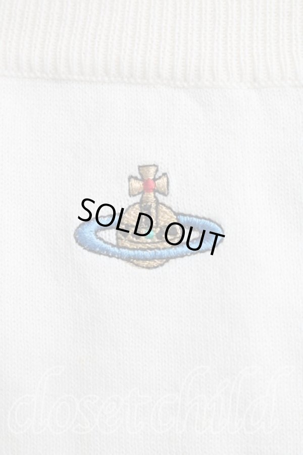 画像6: ヴィヴィアンウエストウッド 中古 / カラーオーブ刺繍ニット S 生成  H-26-03-01-030-to-OD-ZH (6)