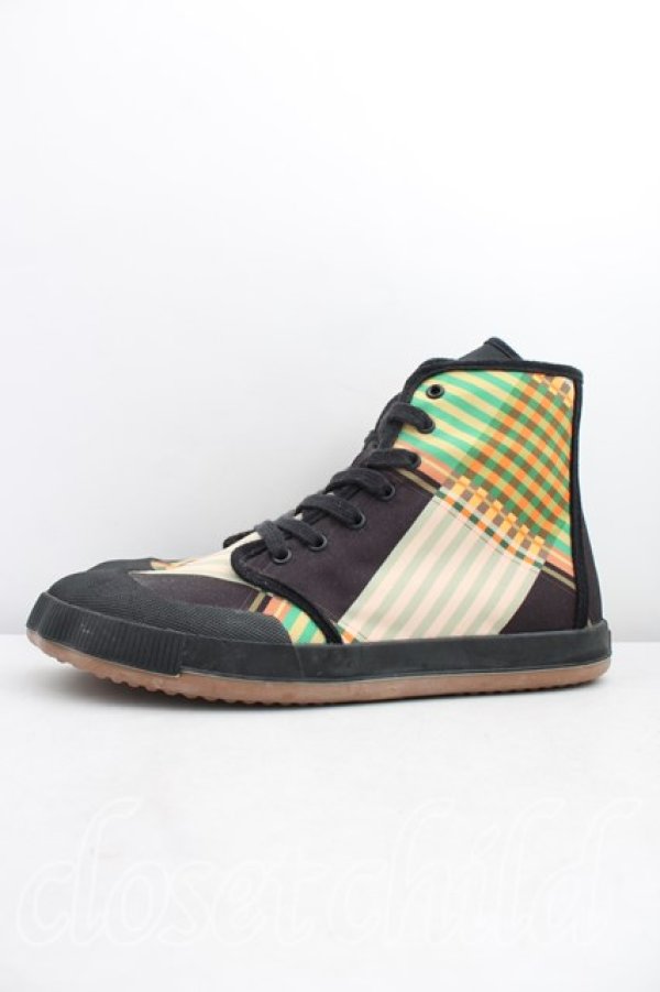 画像3: ヴィヴィアンウエストウッド 中古 / アニマルトゥスニーカー 42（26cm相当） 緑ｘ黒  H-26-03-01-035-sh-OD-ZH (3)