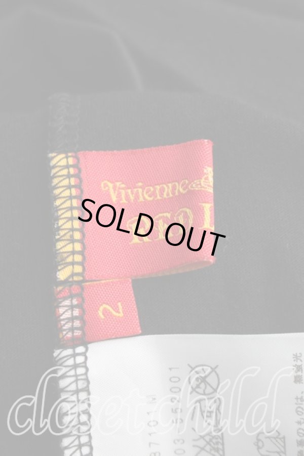 画像3: ヴィヴィアンウエストウッド 中古 / 星座柄カットワンピース 2 ブラック  H-26-03-01-004-op-SZ-ZH (3)