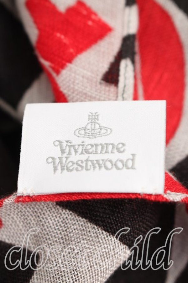 画像2: ヴィヴィアンウエストウッド 中古 / ロゴptストール  黒  H-26-03-01-040-gd-OD-ZH (2)