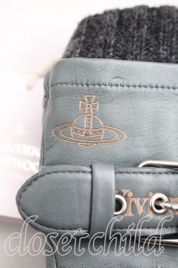 画像2: ヴィヴィアンウエストウッド 中古 / ALEXグローブ  カーキ  H-26-03-01-042-gd-OD-ZH (2)