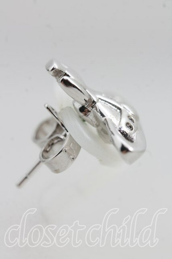 画像2: ヴィヴィアンウエストウッド 中古 / LORELEIシングルピアス  シルバー  H-26-03-01-044-er-OD-ZH (2)