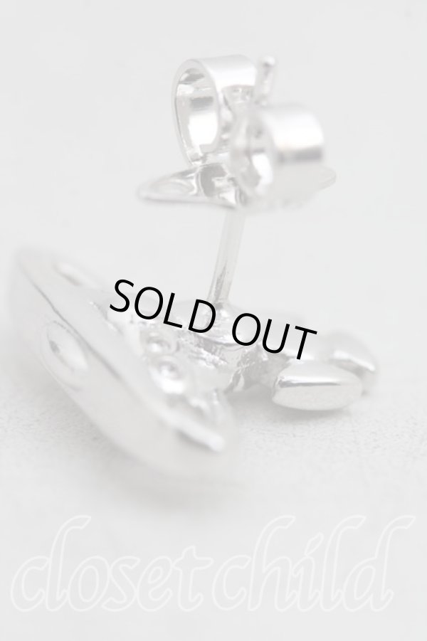 画像4: ヴィヴィアンウエストウッド 中古 / LORELEIシングルピアス  シルバー  H-26-03-01-044-er-OD-ZH (4)