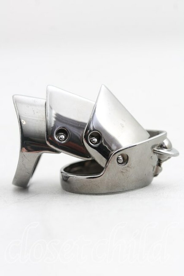 画像3: ヴィヴィアンウエストウッド 中古 / アーマーリング L(17号相当） ガンメタ  H-26-03-01-045-rg-OD-ZH (3)