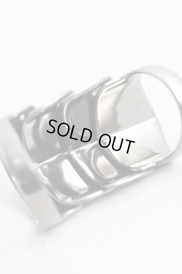 画像4: ヴィヴィアンウエストウッド 中古 / アーマーリング L(17号相当） ガンメタ  H-26-03-01-045-rg-OD-ZH (4)