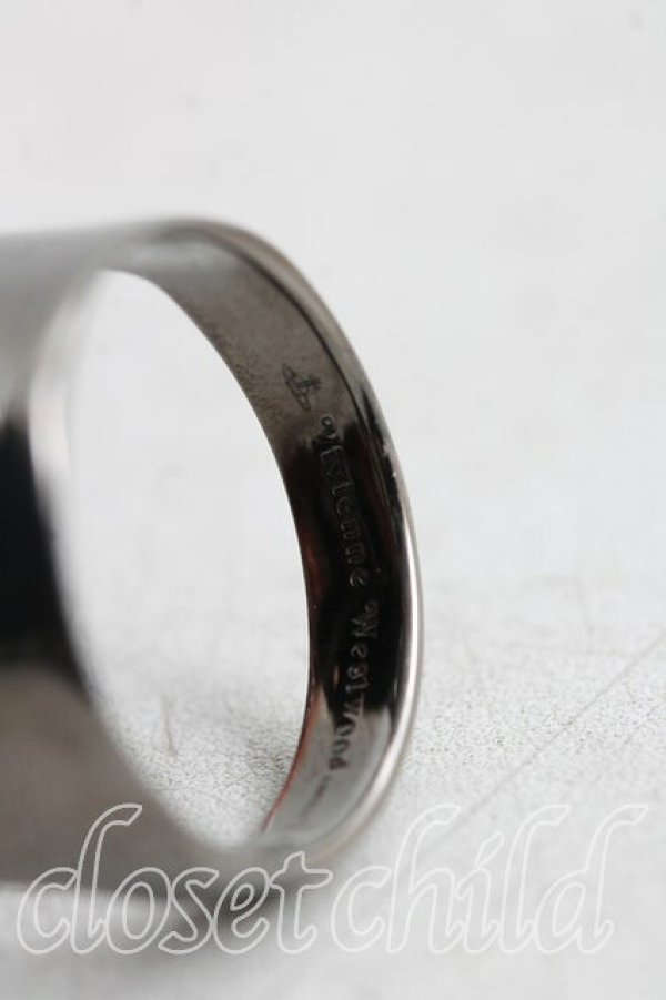 画像6: ヴィヴィアンウエストウッド 中古 / アーマーリング L(17号相当） ガンメタ  H-26-03-01-045-rg-OD-ZH (6)