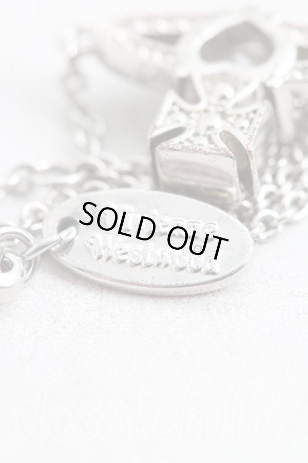 画像4: ヴィヴィアンウエストウッド 中古 / アリエルブレスレット  シルバー  H-26-03-01-046-ac-OD-ZH (4)