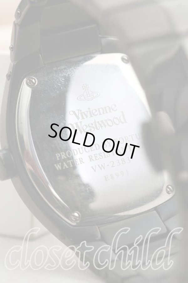 画像2: ヴィヴィアンウエストウッド 中古 / ミルキーウェイアーマーウォッチ  黒  H-26-03-01-047-ac-OD-ZH (2)