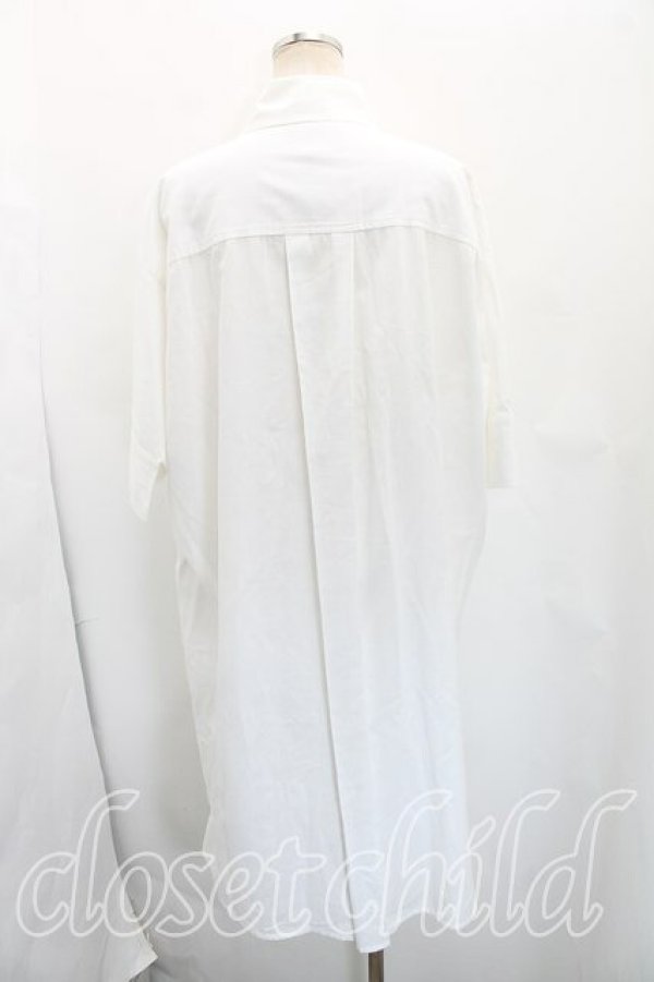 画像2: ヴィヴィアンウエストウッド 中古 / CARDY EMBROIDERY ダンガリーシャツワンピース 00 ホワイト  H-26-03-01-005-op-SZ-ZH (2)