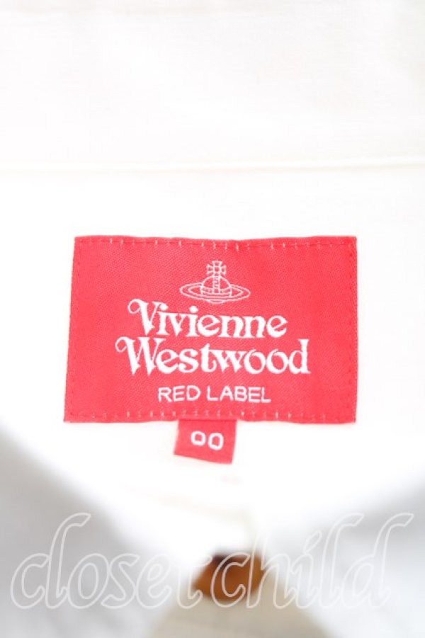 画像3: ヴィヴィアンウエストウッド 中古 / CARDY EMBROIDERY ダンガリーシャツワンピース 00 ホワイト  H-26-03-01-005-op-SZ-ZH (3)