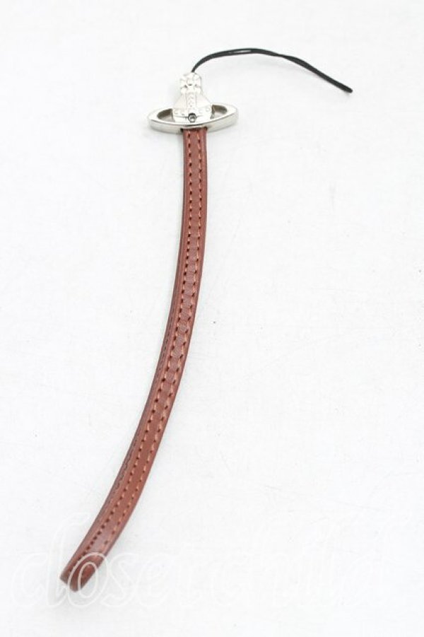 画像2: ヴィヴィアンウエストウッド 中古 / オーブストラップ  茶  H-26-03-01-051-gd-IN-ZH (2)