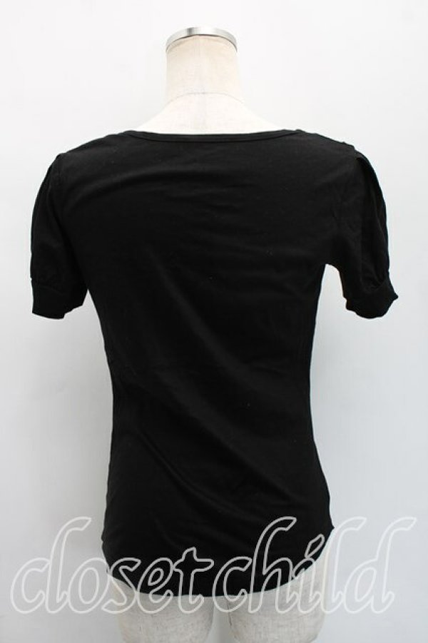 画像2: ヴィヴィアンウエストウッド 中古 / ボートネックカットソー 1（7号相当） 黒  H-26-03-01-052-to-OD-ZH (2)