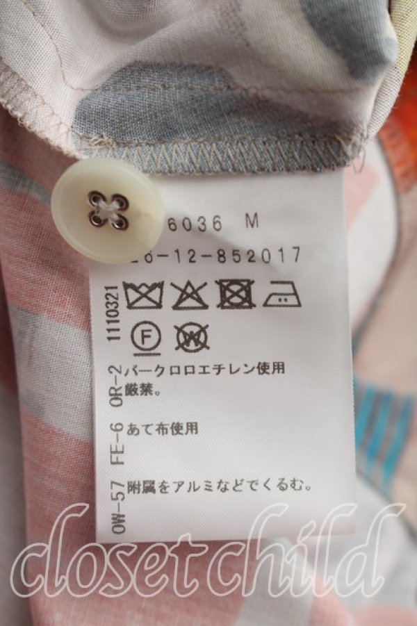 画像4: ヴィヴィアンウエストウッド 中古 / THE BIG ONEプリントシャツワンピース 00（ワンサイズ） 灰  H-26-03-01-055-op-OD-ZH (4)