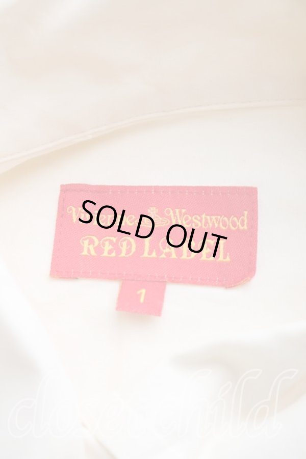 画像3: ヴィヴィアンウエストウッド 中古 / 単色オーブ刺繍シャツ 1（7号相当） ベージュ  H-26-03-01-056-bl-OD-ZH (3)