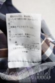画像5: ヴィヴィアンウエストウッド 中古 / タータンチェックタイフロント半袖シャツ 1（7号相当） 紺  H-26-03-01-057-bl-OD-ZH (5)