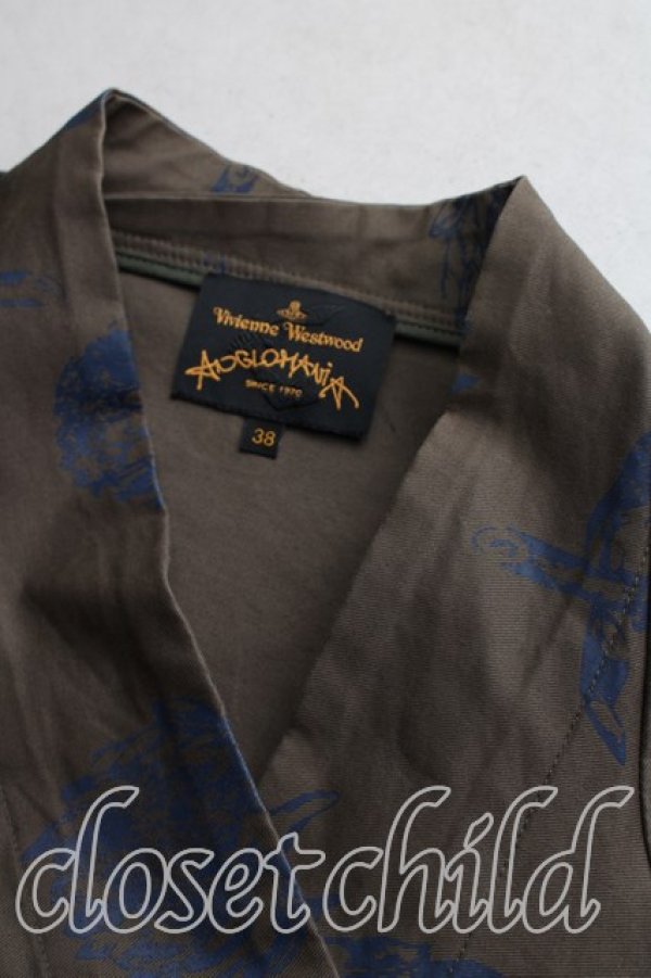 画像6: ANGLOMANIA 中古 / アンティチョークバウンティージャケット 38（7号相当） カーキ  H-26-03-01-060-jc-OD-ZH (6)