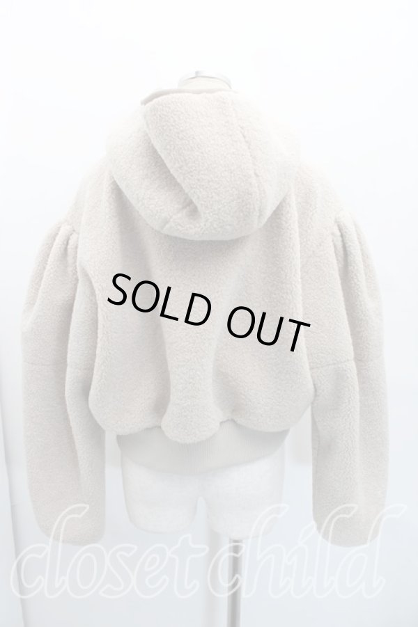 画像2: ヴィヴィアンウエストウッド 中古 / リサイクルボアギャザースリーブパーカー 00（ワンサイズ） ベージュ  H-26-03-01-061-jc-OD-ZH (2)