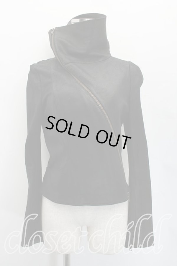 画像3: ヴィヴィアンウエストウッド 中古 / ゴートレザージャケット 1（7号相当） 黒  H-26-03-01-063-jc-OD-ZH (3)