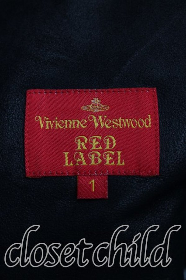 画像4: ヴィヴィアンウエストウッド 中古 / ゴートレザージャケット 1（7号相当） 黒  H-26-03-01-063-jc-OD-ZH (4)